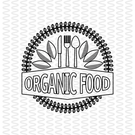 Organic food  concept with icon design, vector illustration 10 eps graphic.のイラスト素材