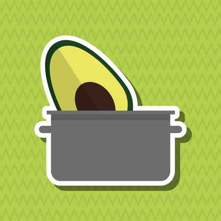 Organic food  concept with icon design, vector illustration 10 eps graphic.のイラスト素材