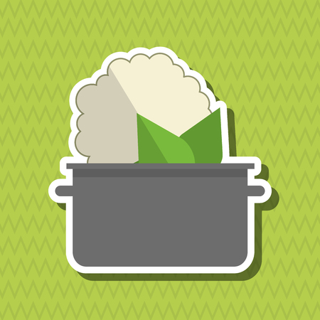 Organic food  concept with icon design, vector illustration 10 eps graphic.のイラスト素材