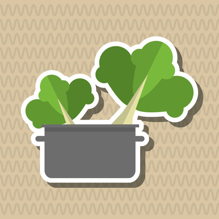 Organic food  concept with icon design, vector illustration 10 eps graphic.のイラスト素材