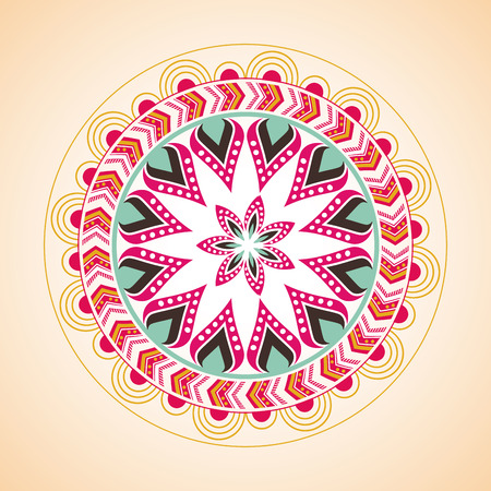 Bohemian concept with icon design, vector illustration 10 eps graphic.のイラスト素材