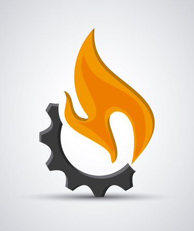 Gear concept with icon design, vector illustration 10 eps graphic.のイラスト素材