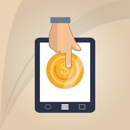 Money concept with icon design, vector illustration 10 eps graphic.のイラスト素材
