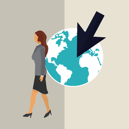 Business concept with icon design, vector illustration 10 eps graphic.のイラスト素材