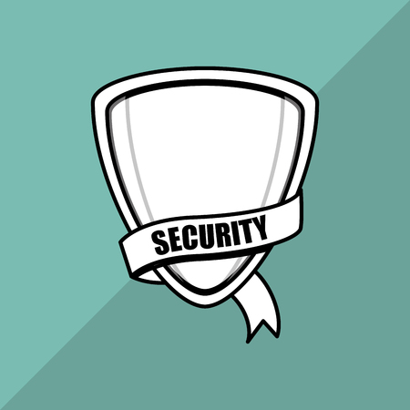 Security system concept with icon design, vector illustration 10 eps graphic.のイラスト素材