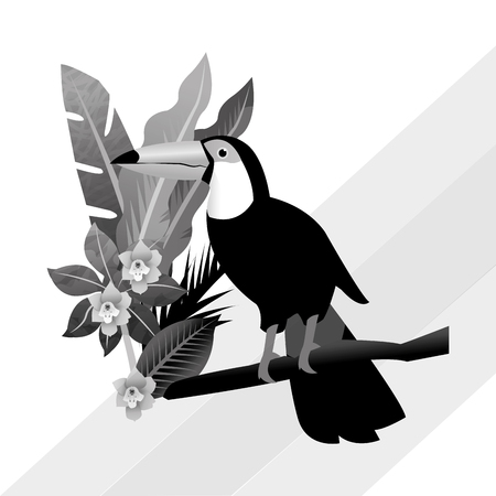 Tropical concept with icon design, vector illustration 10 eps graphic.のイラスト素材