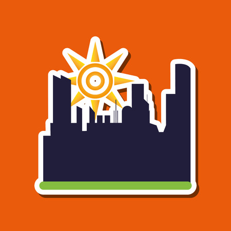 Sun concept with icon design, vector illustration 10 eps graphic.のイラスト素材