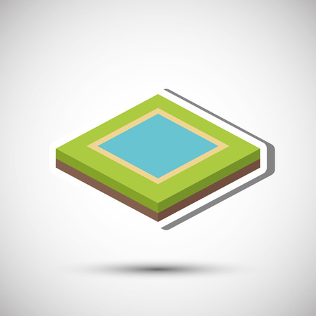 Isometric concept with icon design, vector illustration 10 eps graphic.のイラスト素材
