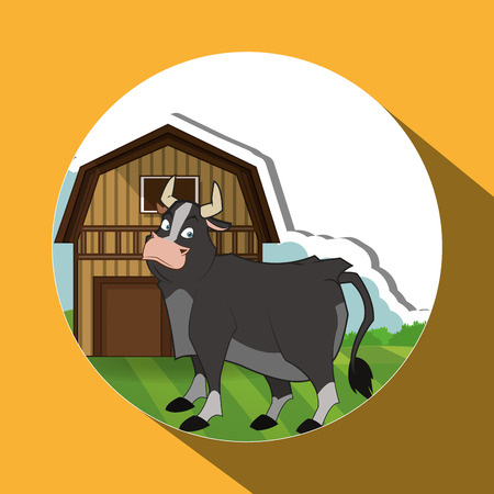 Farm concept with icon design, vector illustration 10 eps graphic.のイラスト素材