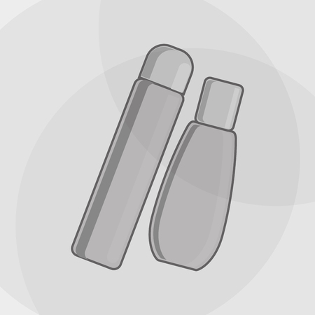 Make up concept with icon design, vector illustration 10 eps graphic.のイラスト素材