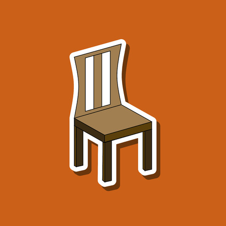 Chair  concept with icon design, vector illustration 10 eps graphic.のイラスト素材
