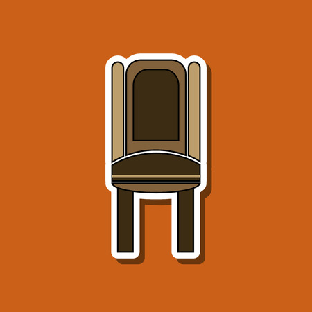 Chair  concept with icon design, vector illustration 10 eps graphic.のイラスト素材