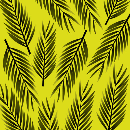 Tropical leaves concept with icon design, vector illustration 10 eps graphic.のイラスト素材
