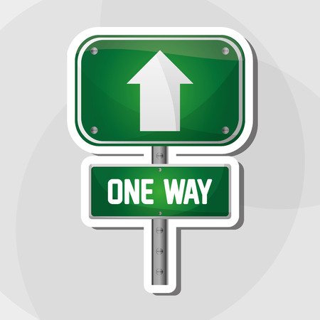 Road sign concept with icon design, vector illustration 10 eps graphicのイラスト素材