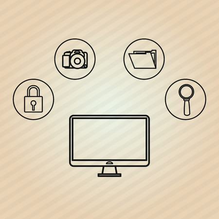 Internet of things concept with icon design, vector illustration 10 eps graphic.のイラスト素材