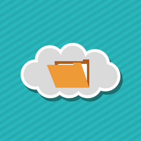 File concept with icon design, vector illustration 10 eps graphic.のイラスト素材