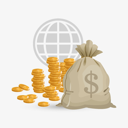 Money concept with icon design, vector illustration 10 eps graphic.のイラスト素材