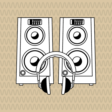 Music concept with icon design, vector illustration 10 eps graphic.のイラスト素材