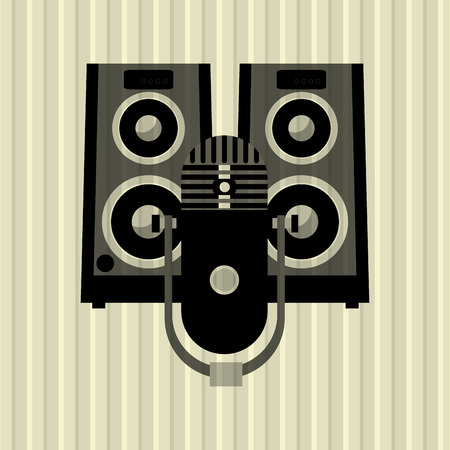 Music concept with icon design, vector illustration 10 eps graphic.のイラスト素材