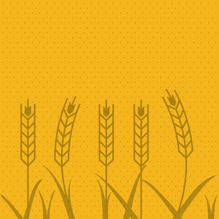 Wheat  concept with icon design, vector illustration 10 eps graphic.のイラスト素材