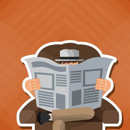 Fathers day concept with icon design, vector illustration 10 eps graphic.のイラスト素材