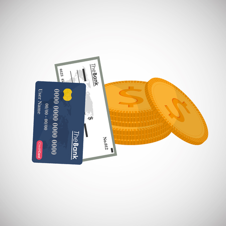 Money concept with icon design, vector illustration 10 eps graphic.のイラスト素材