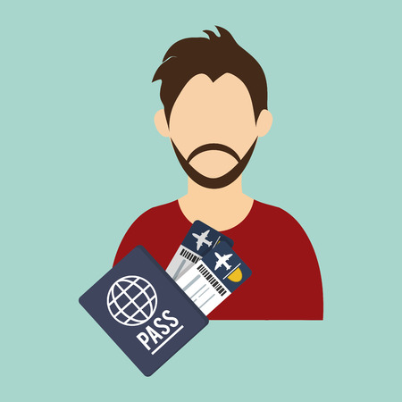 Travel concept with icon design, vector illustration 10 eps graphic.のイラスト素材