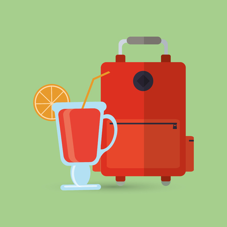Travel concept with icon design, vector illustration 10 eps graphic.のイラスト素材