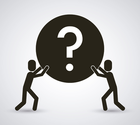 Help concept with icon design, vector illustrationのイラスト素材