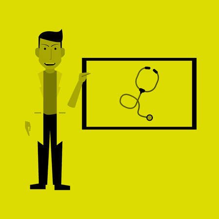 Doctor concept with icon design, vector illustrationのイラスト素材