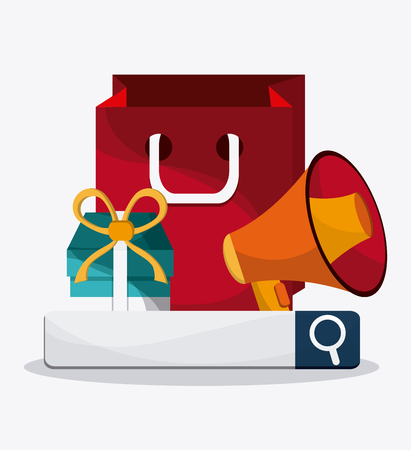 Searching concept with icon design, vector illustration 10 eps graphic.のイラスト素材