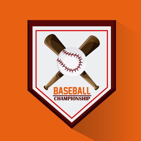 Baseball concept with icon design, vector illustration 10 eps graphic.のイラスト素材