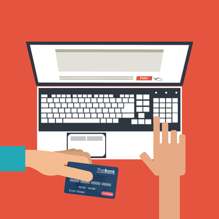 Invoice  concept with icon design, vector illustrationのイラスト素材