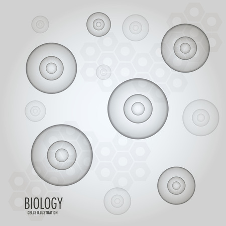 Biology concept with icon design, vector illustrationのイラスト素材