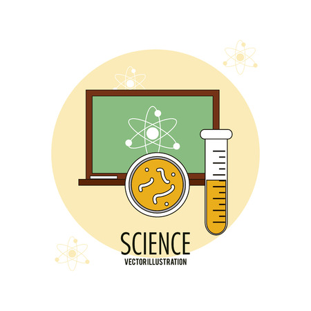 Science concept with icon design, vector illustrationのイラスト素材