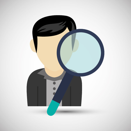 Social media design. business icon. flat illustrationのイラスト素材