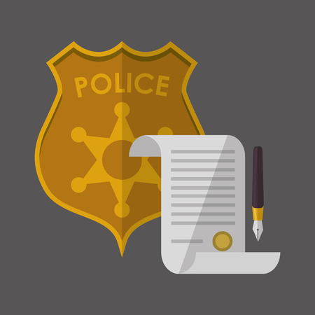 Law concept with icon design, vector illustration 10 eps graphic.のイラスト素材