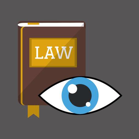 Law concept with icon design, vector illustration 10 eps graphic.のイラスト素材