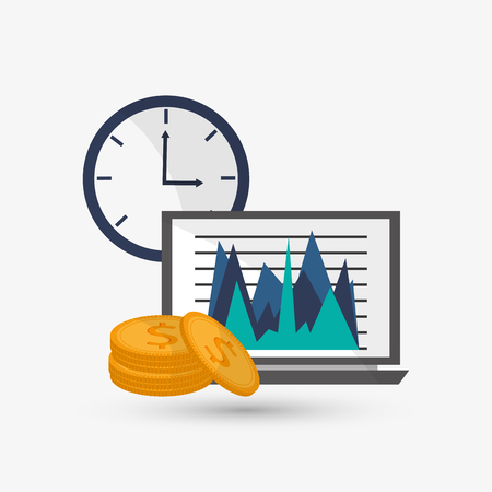 Infographic concept with icon design, vector illustration 10 eps graphic.のイラスト素材