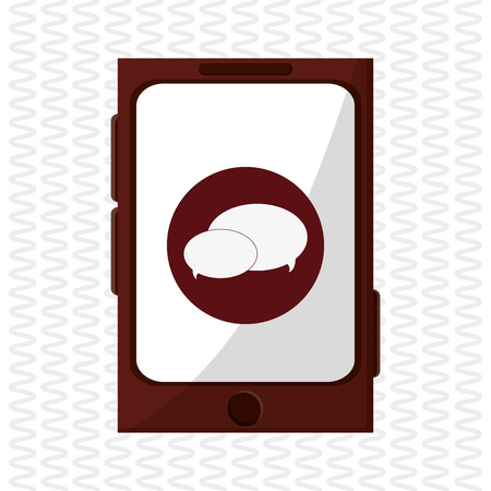 Smartphone concept with icon design, vector illustration 10 eps graphic.のイラスト素材