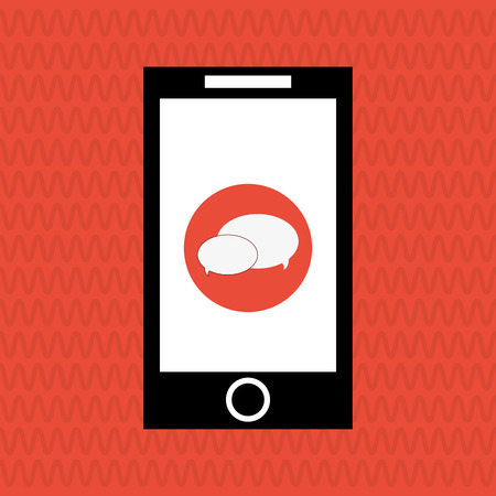 Smartphone concept with icon design, vector illustration 10 eps graphic.のイラスト素材