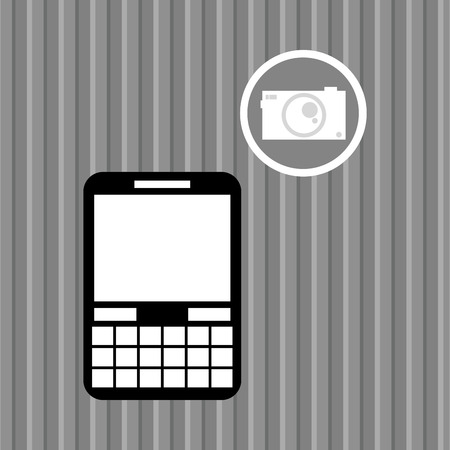 Smartphone concept with icon design, vector illustration 10 eps graphic.のイラスト素材