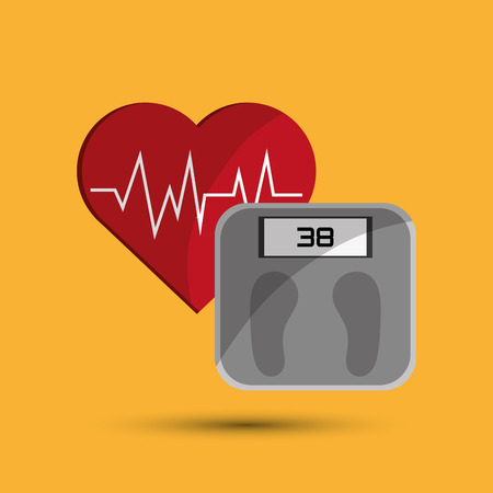 Healthy lifestyle  concept with icon design, vector illustration 10 eps graphic.のイラスト素材