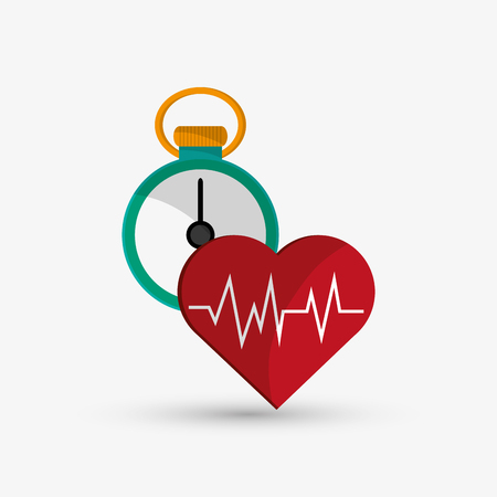 Healthy lifestyle  concept with icon design, vector illustration 10 eps graphic.のイラスト素材