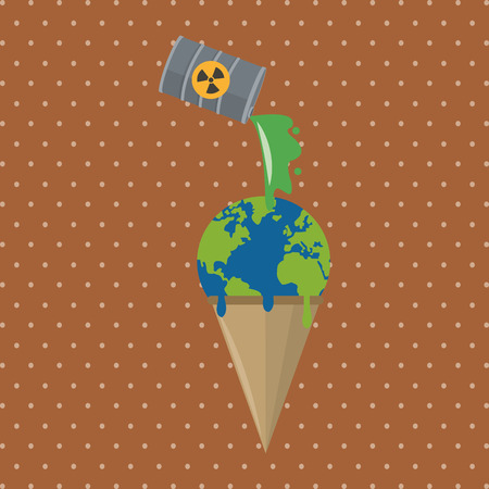 Save Planet concept with icon design, vector illustration 10 eps graphic.のイラスト素材