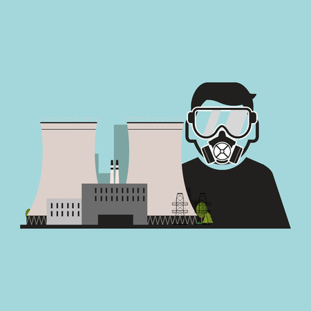 Industry concept with icon design, vector illustration 10 eps graphic.のイラスト素材