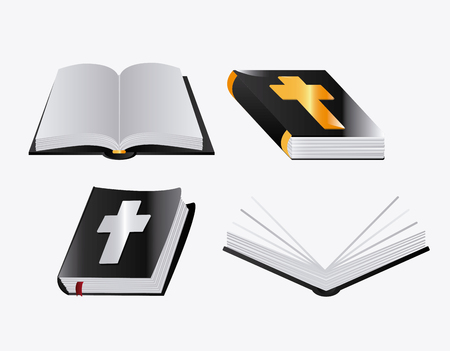 Bible concept with icon design, vector illustration 10 eps graphic.のイラスト素材