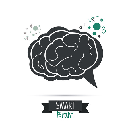 Brain concept with icon design, vector illustration 10 eps graphic.のイラスト素材