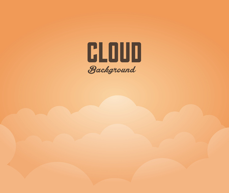 Cloud concept with icon design, vector illustration 10 eps graphic.のイラスト素材