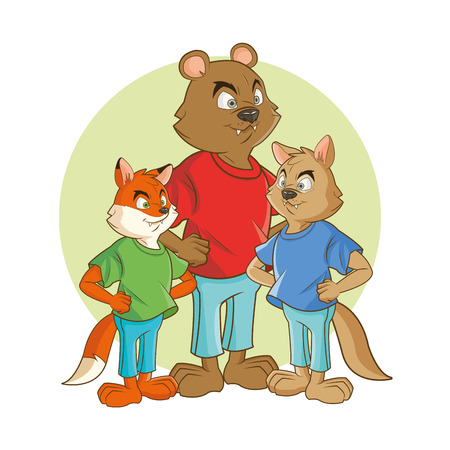 Animal concept with icon design, vector illustration 10 eps graphic.のイラスト素材